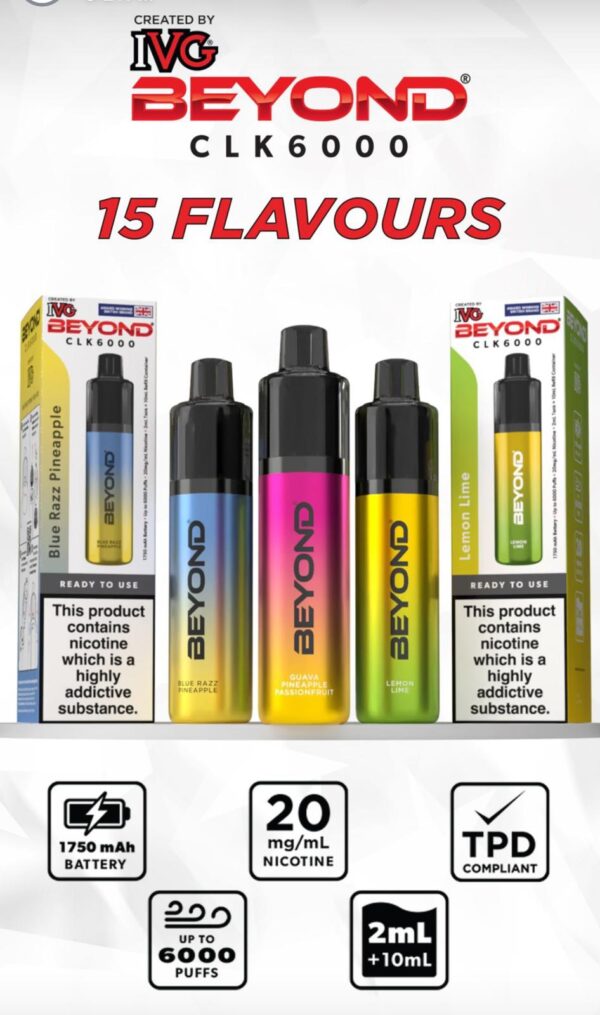IVG Beyond CLK 6000 Disposable Vape - Image 13