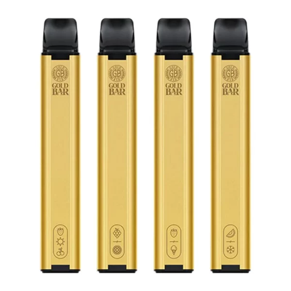 Gold Bar 600 Disposable Vape Pod Puff Pen Device