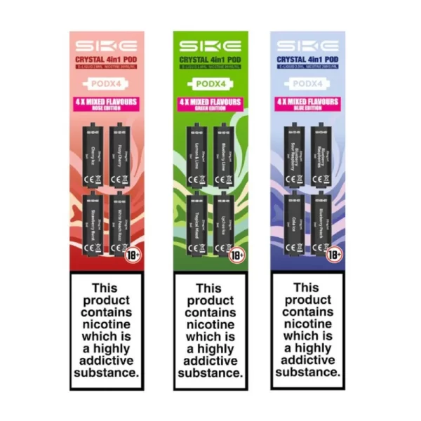 Ske Crystal 2400 4 in 1 Pre Filled Replacement Pods