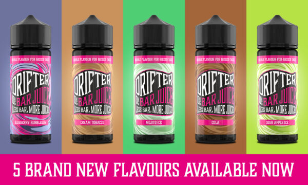 Drifter Bar Juice 120ml E-Liquid Shortfill 50/50 VG/PG
